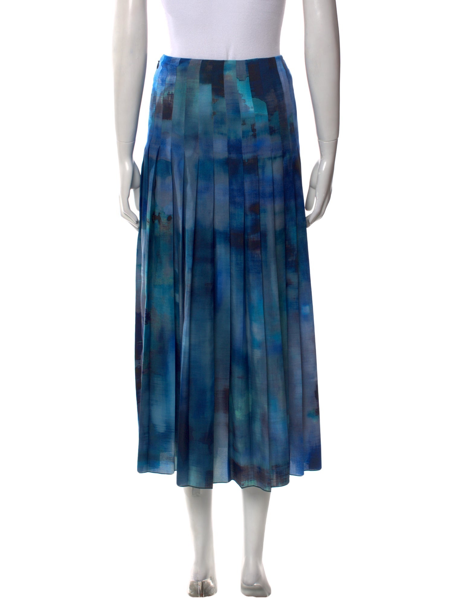 Altuzarra Tie-Dye Print Midi Length Skirt